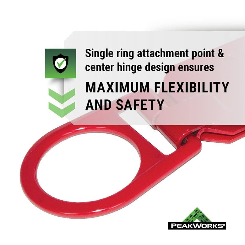 Peakworks Temporary Roof Anchor Bracket - Stainless Steel Safety Roof Top Anchor Bracket for Roofing Work - Industrial  Construction  Roofing Fall Protection - ANSI & OSHA Compliant - Image 4